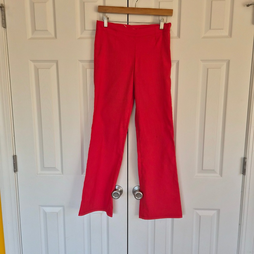 Big's Boy's Moda Apasionada Red High Waisted Straight Leg‎ S VTG Y2K Streetwear